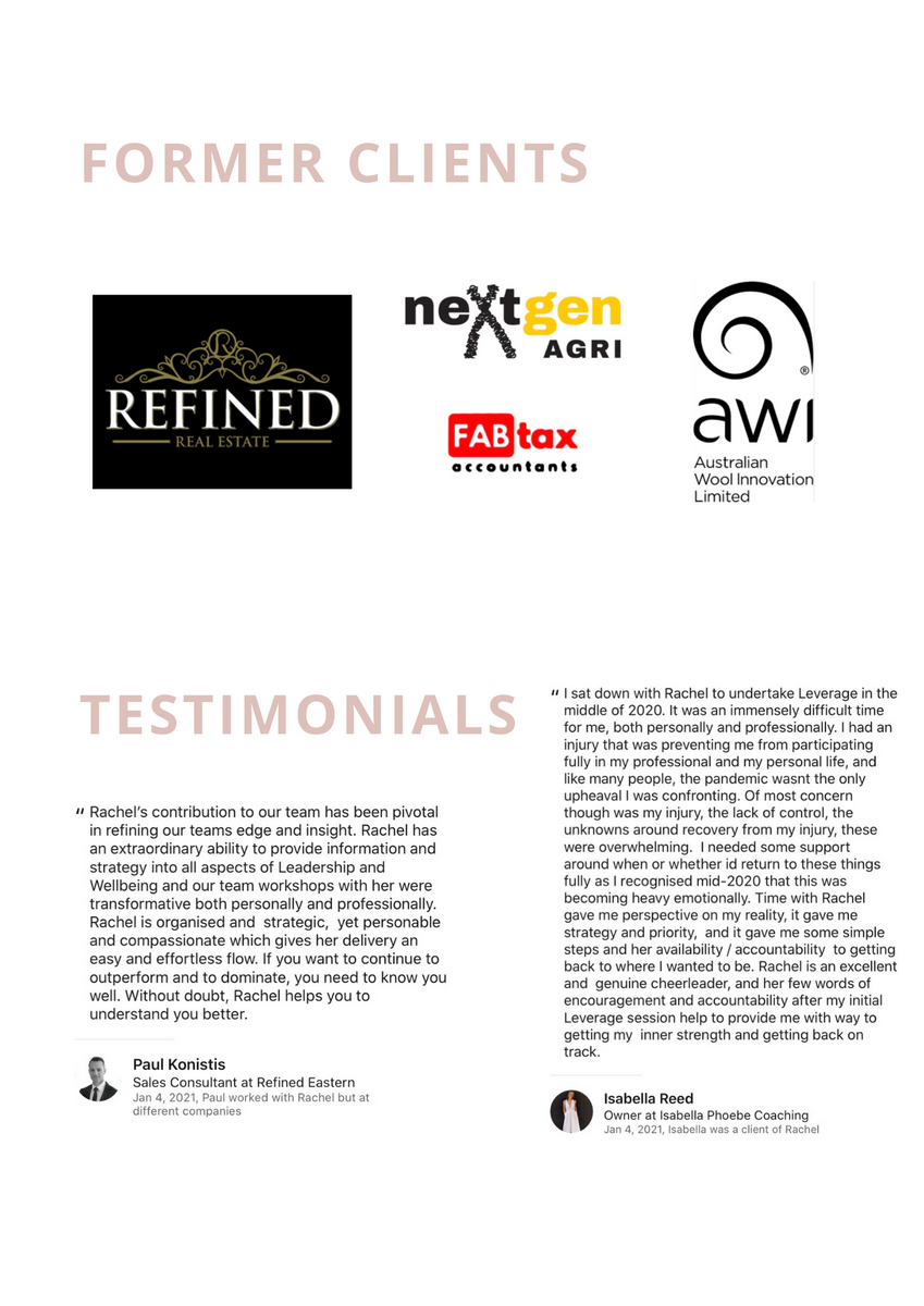 clients & testimonials